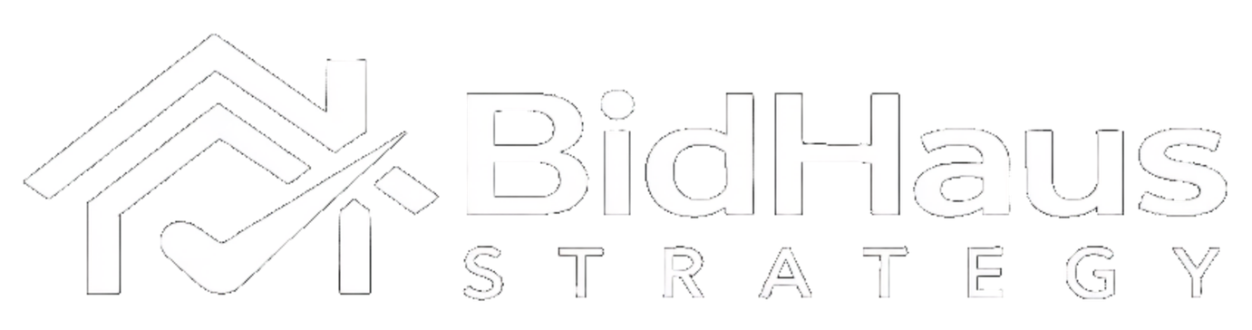 Bidhausstrategy logo white